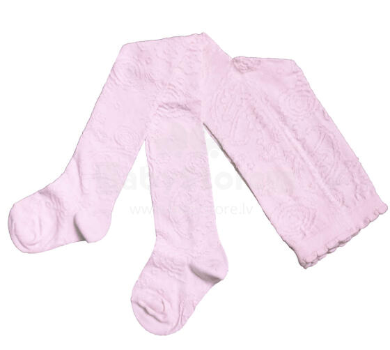 Weri Spezials Детские колготки Fillet Flowers Light Pink ART.WERI-3401 Высококачественные детские хлопковые колготки для девочек