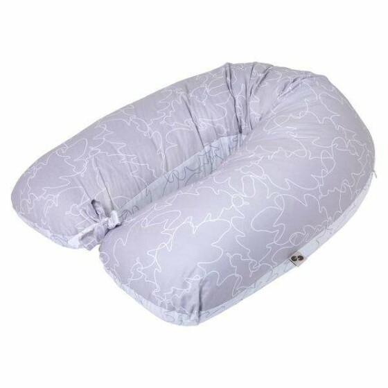 NordBaby Nursing Pillow Art.255542 Frozen Leaves  Multifunktsionaalne padi rasedatele ja põetavatele lastele