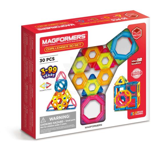 MAGFORMERS Art.715020 магнитный конструктор Challenger 30 деталей