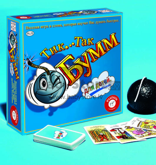 PIATNIK Board game Tik Tak Bomb Junior (In Russian lang.)