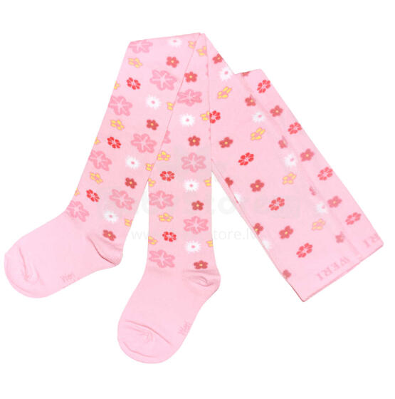 Weri Spezials Детские колготки Daisies Rose ART.WERI-3845 Высококачественные детские хлопковые колготки для девочек
