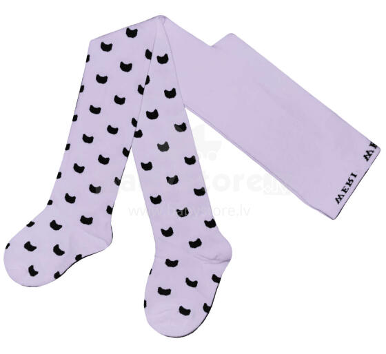 Weri Spezials Bērnu Zeķubikses Little Cats Lilac ART.WERI-5210 Augstas kvalitātes bērnu kokvilnas Zeķubikses meitenēm