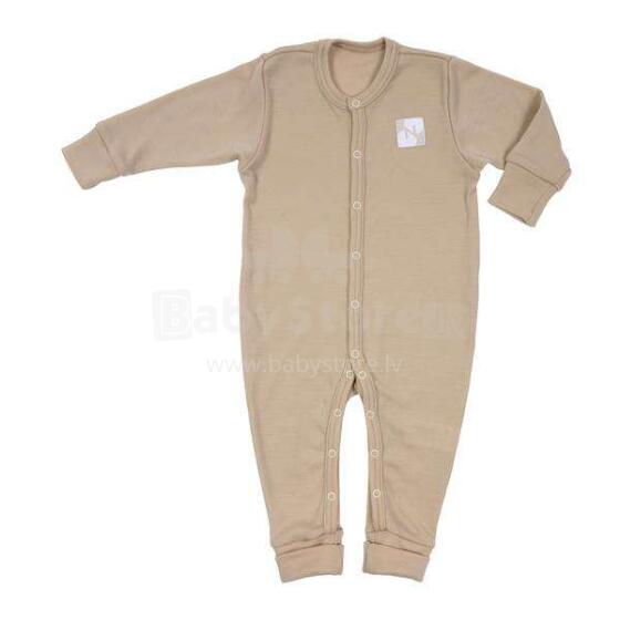 Nordbaby Merino Sleepsuit Art.263661 Beige