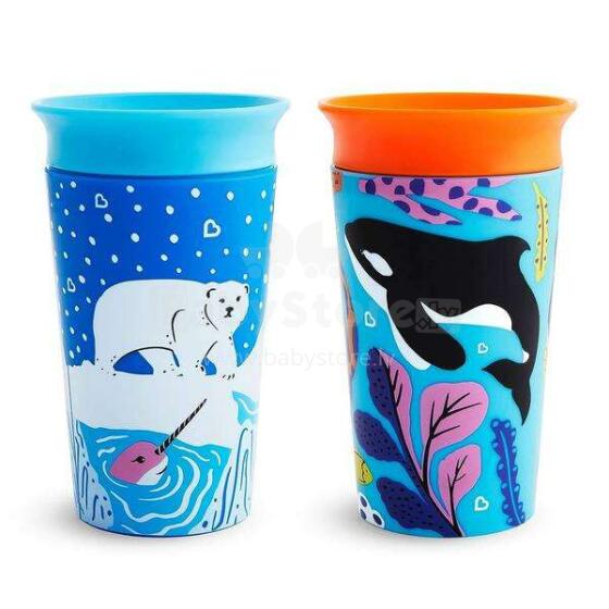 Munchkin Miracle  360° Sippy Cup Art.276580   бутылочка непроливайка,266мл,2 шт