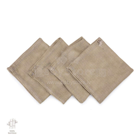 Makaszka Muslin Wipe Art.154376 Augstākās kvalitātes muslina ietināšanas autiņš no bambusa, 4 gb. (35x35 cm)