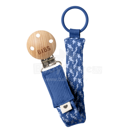 Bibs Pacifier Clip Art.154419 Cornflower Dusty Blue Держатель для пустышки