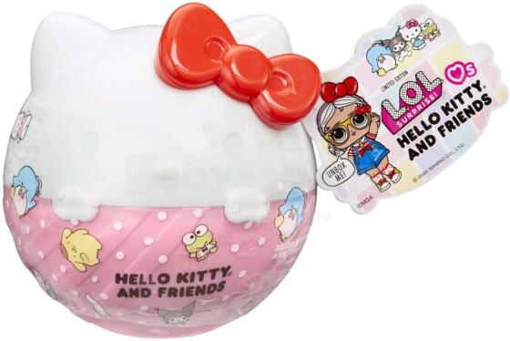 L.O.L. Surprise Loves Hello Kitty Art.154429  lelle, 7,6 cm