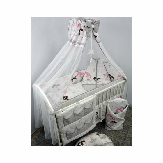 Ankras Baletnica Art.BAL000057 Grey Кармашек для мелочей на кроватку (60x60 см)