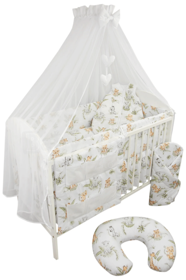 ANKRAS New Zoo P-6 Art.NOZ000034 Gultas veļas komplekts no 6 daļām