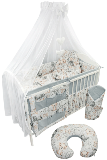 ANKRAS Safari P-6 Art.SFR000034 Комплект постельного белья из 6 частей 120x90/180 cm зеленый