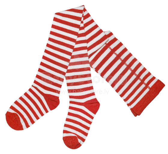 Weri Spezials Детские колготки Sweets Red and White ART.WERI-6543 Высококачественные детские хлопковые колготки для детей
