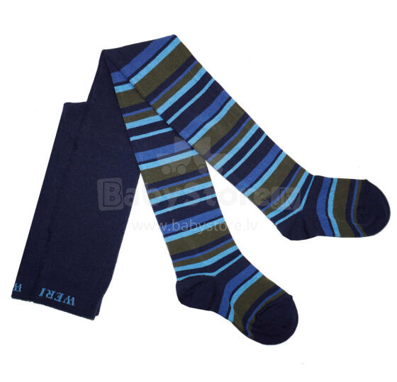 Weri Spezials Children's Tights Classic Navy ART.WERI-1440 High quality children's cotton tights for boys