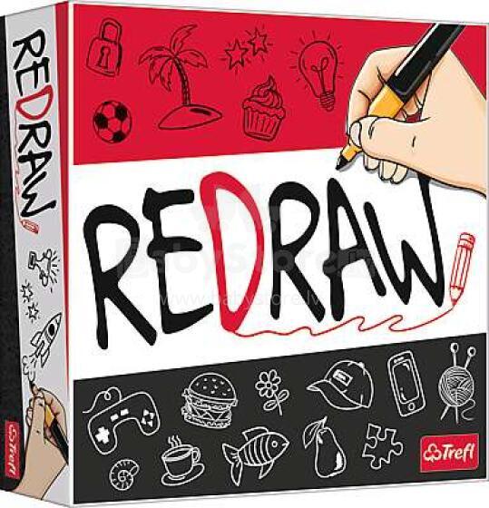 TREFL Настольная игра Redraw (на латышском языке)