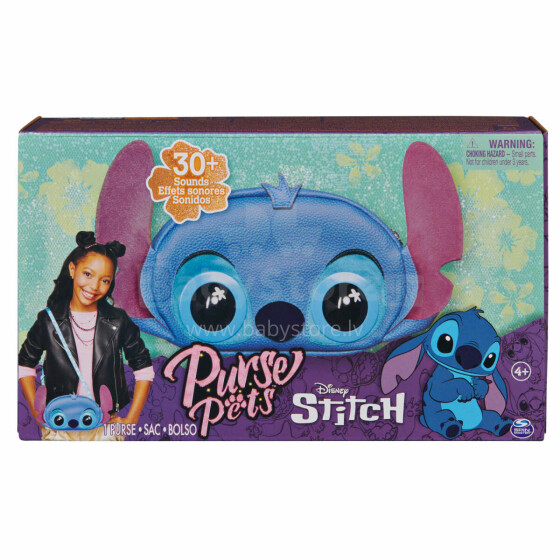 PURSE PETS Interaktiivinen käsilaukku Disney Stitch