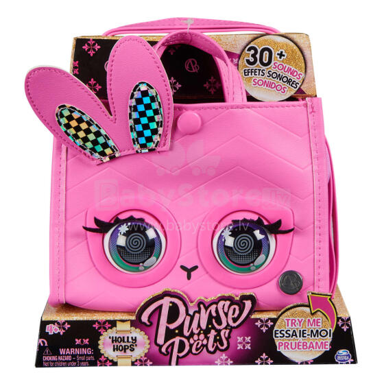 PURSE PETS interactive tote bag Bunny