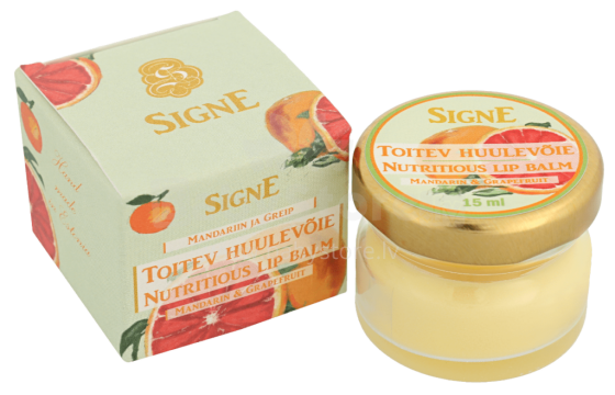 Signe Art.154600 Питательный бальзам для губ «Мандарин и грейпфрут» (15 мл)