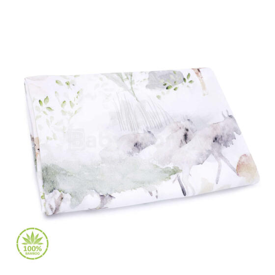 Makaszka Bamboo Swaddle Art.154608 Augstākās kvalitātes muslina ietināšanas autiņš no bambusa,  (75x100 cm)