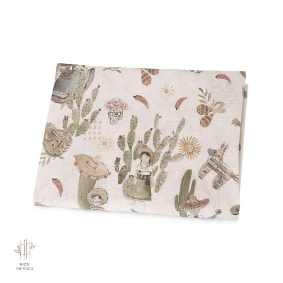 Makaszka Bamboo Swaddle Art.154630 Augstākās kvalitātes muslina ietināšanas autiņš no bambusa,  (100x120 cm)