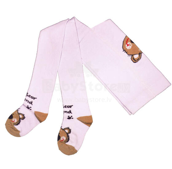 Weri Spezials Bērnu Zeķubikses My Bear Friend Light Pink ART.WERI-8034 Augstas kvalitātes bērnu kokvilnas Zeķubikses bērniem