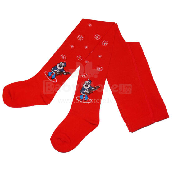 Weri Spezials Bērnu Zeķubikses Santa Claus Red ART.WERI-0629 Augstas kvalitātes bērnu kokvilnas Zeķubikses bērniem