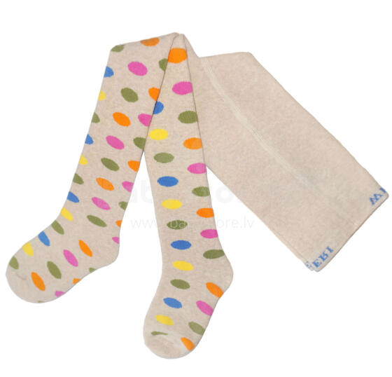 Weri Spezials Bērnu Zeķubikses Colorful Dots Hudson ART.WERI-0409 Augstas kvalitātes siltas  plīša bērnu kokvilnas Zeķubikses zēniem