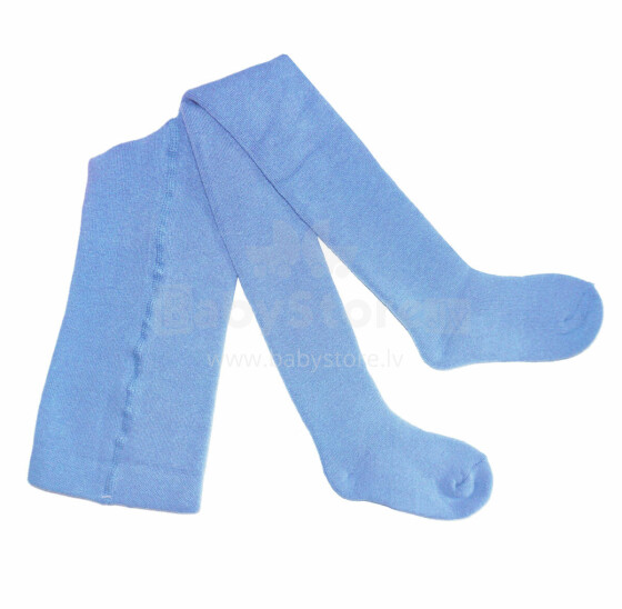 Weri Spezials Children's Tights Monochrome Light Blue ART.WERI-3137 High quality children's warm plush cotton tights for boys