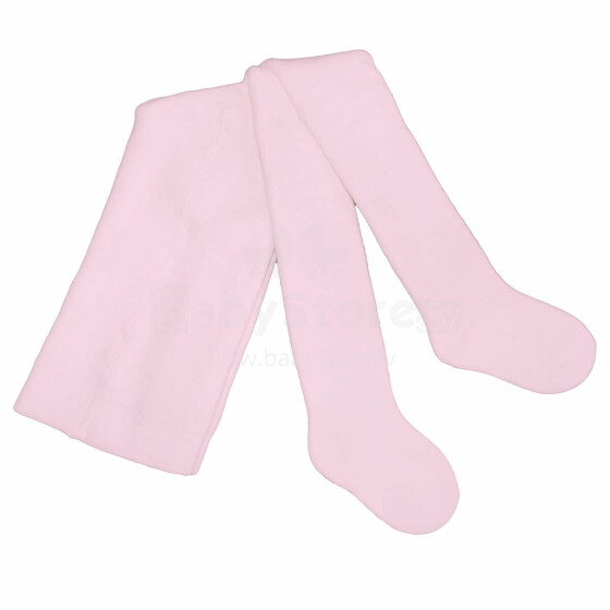 Weri Spezials Детские колготки Monochrome Light Pink ART.WERI-3139 Высококачественные детские плюшевые, теплые хлопковые колготки для девочек