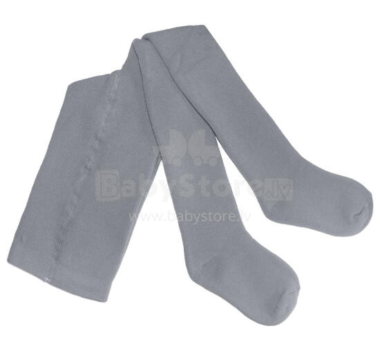 Weri Spezials Children's Tights Monochrome Heather Grey ART.WERI-7609 High quality children's warm plush cotton tights for boys
