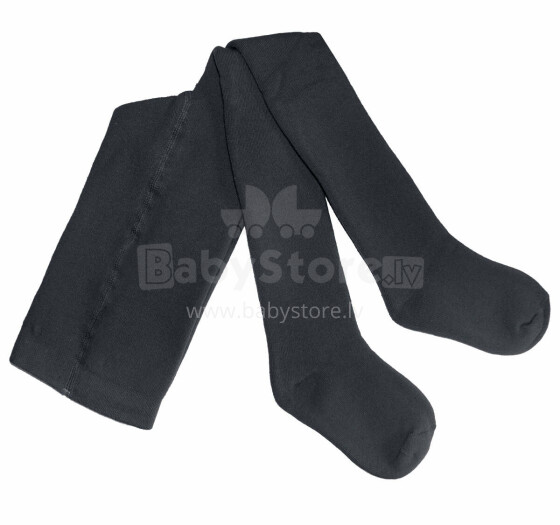 Weri Spezials Children's Tights Monochrome Dark Grey ART.WERI-3392 High quality children's warm plush cotton tights for boys