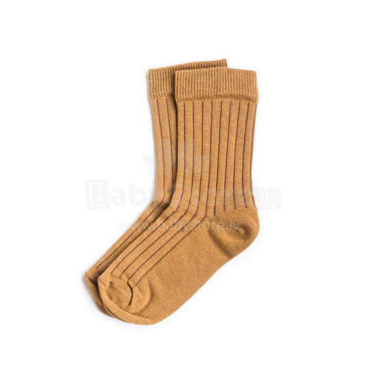 La Bebe™ Nursing Eco Organic Cotton Socks Art.154803 Camel Bērnu zeķes no organiskās kokvilnas