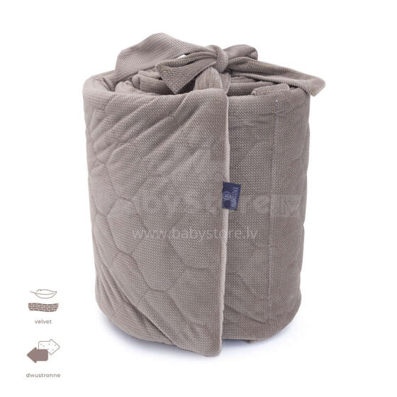 Makaszka Velvet Bed Bumper Art.154880 Bērnu gultiņas aizsargapmale  180cm