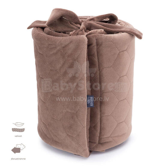 Makaszka Velvet Bed Bumper Art.154881 Bērnu gultiņas aizsargapmale  180cm