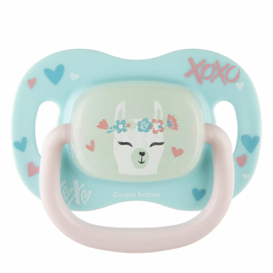 CANPOL BABIES Exotic Art.34/920_lama Silicone pacifier with symmetrical shape 0-6M