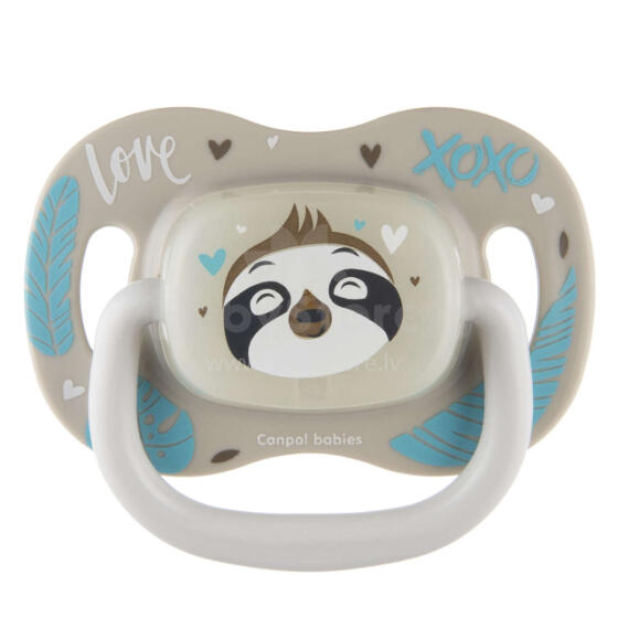 Canpol Babies Exotic Art.34/922_leni  Silicone pacifier with symmetrical shape 18M+