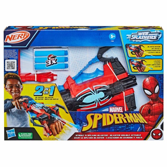 SPIDER-MAN Leikkipyssy Strike N Splash