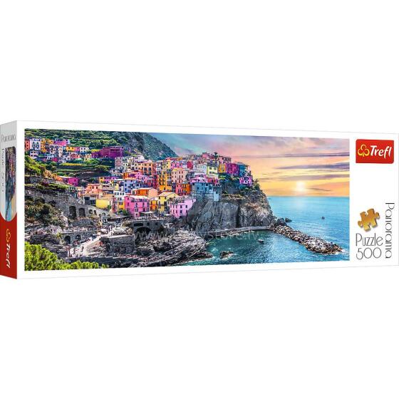 TREFL Panorāmas Puzle Vernazza Itālija, 500 gab.