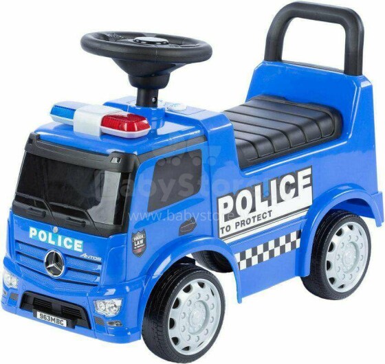 Toma Mercedes-Benz Police Art.657P Blue Bērnu stumjamā mašīna