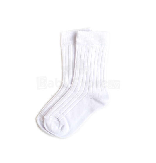 La Bebe™ Nursing Eco Organic Cotton Socks Art.155064 White Bērnu zeķes no organiskās kokvilnas