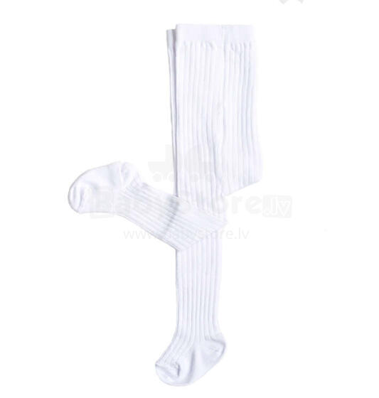 La Bebe™ Nursing Eco Organic Cotton Tights Art.155066 White Bērnu zeķbikses no organiskās kokvilnas