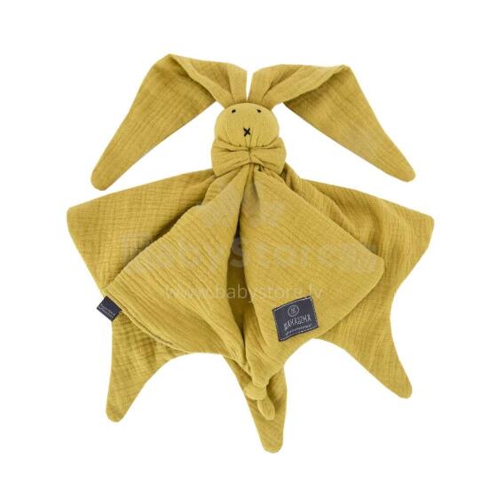Makaszka Sleep Doudou Bunny Art.155230 Spicy Mustard Mягкая тряпочка для сна Зайчик