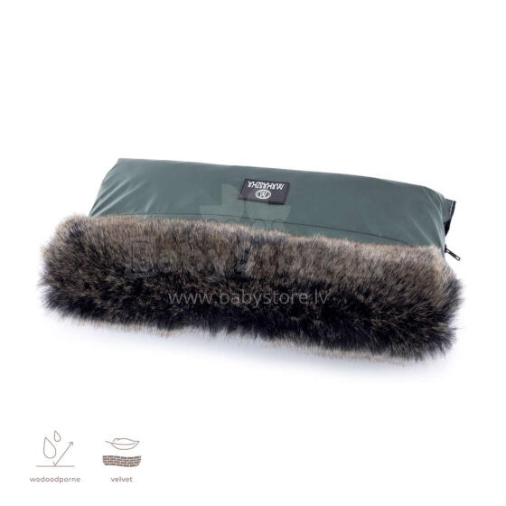 Makaszka Waterproof Muff Art.MUFGLAM6 Glamour Green Теплая муфта для рук