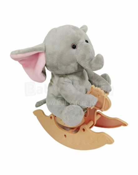 PUGS AT PLAY Interactive toy rocking elephant Manny
