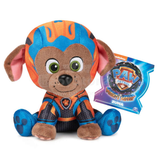 PAW PATROL Mighty Pups Movie Мягкая игрушка Зума 15 см