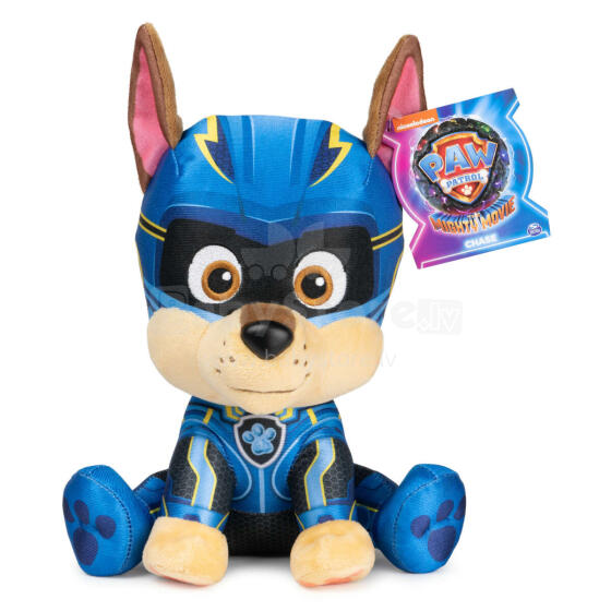 PAW PATROL Mighty Pups Movie Мягкая игрушка Гонщик 22 см