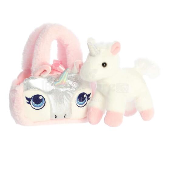 AURORA Fancy Pals Plush Unicorn in a sparkly bag, 20 cm