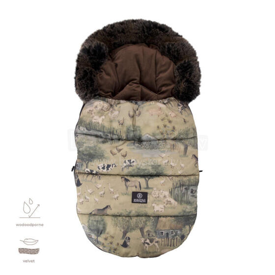 Makaszka Waterpoof Premium Footmuff Art.155319 Bērnu guļammaiss/konverts  ratiem