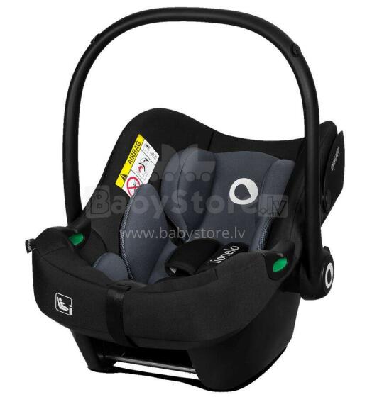 Lionelo Astrid Art.155365 Black Grey Bērnu autosēdeklis (0-13 kg)