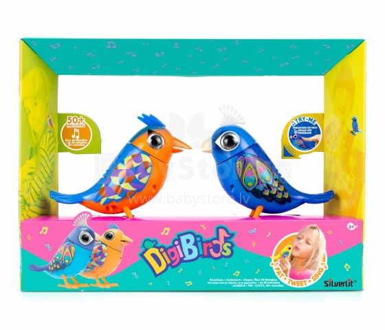 SILVERLIT interactive toy Digibirds twin pack