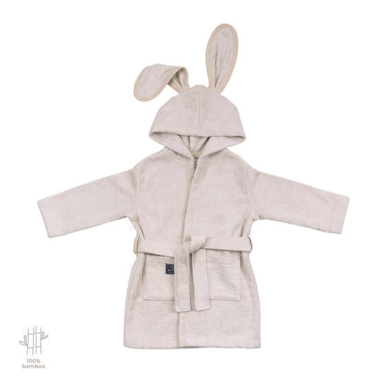 Makaszka  Bathrobe Art.155547 Bērnu mīksts frotē halāts ar kapuci