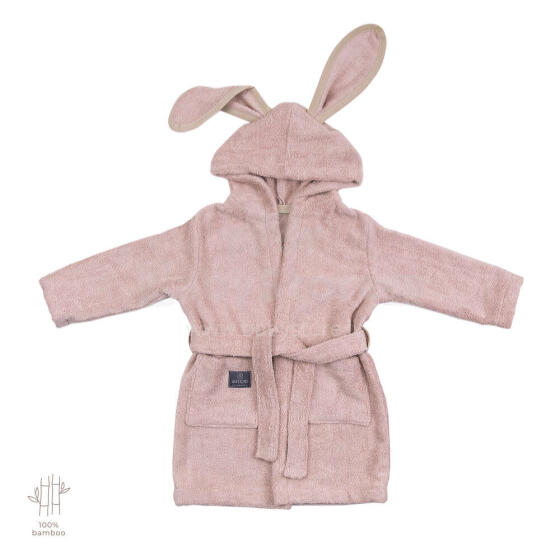 Makaszka  Bathrobe Art.155548 Bērnu mīksts frotē halāts ar kapuci